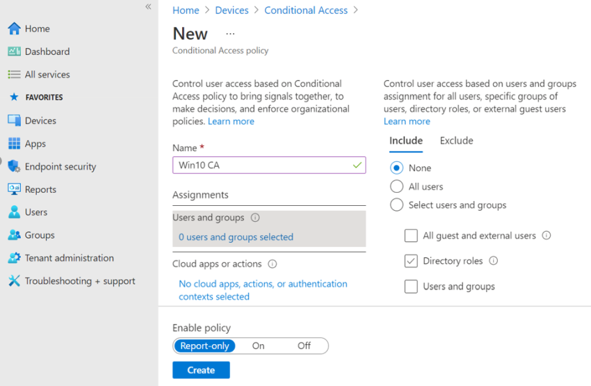 Block Access to Microsoft 365 Resources from Unmanaged Windows Device